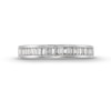 Thumbnail Image 4 of 0.50 CT. T.W. Baguette Certified Lab-Grown Diamond Channel-Set Anniversary Band in 14K White Gold (F/SI2)