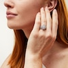 Thumbnail Image 2 of 2.00 CT. T.W. Pear-Shaped Certified Lab-Grown Diamond Frame Vintage-Style Bridal Set in 14K White Gold (F/VS2)