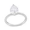 Thumbnail Image 1 of 1.75 CT. T.W. Pear-Shaped Certified Lab-Grown Diamond Engagement Ring in 14K White Gold (F/VS2)
