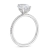 Thumbnail Image 3 of 1.75 CT. T.W. Pear-Shaped Certified Lab-Grown Diamond Engagement Ring in 14K White Gold (F/VS2)