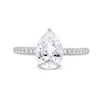 Thumbnail Image 4 of 1.75 CT. T.W. Pear-Shaped Certified Lab-Grown Diamond Engagement Ring in 14K White Gold (F/VS2)