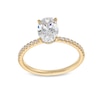 Thumbnail Image 1 of 1.75 CT. T.W. Oval Certified Lab-Grown Diamond Engagement Ring in 14K Gold (F/VS2)