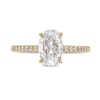 Thumbnail Image 4 of 1.75 CT. T.W. Oval Certified Lab-Grown Diamond Engagement Ring in 14K Gold (F/VS2)