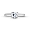 Thumbnail Image 4 of 1.00 CT. Certified Diamond Solitaire Engagement Ring in 14K White Gold (J/I2)