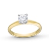 Thumbnail Image 1 of 0.70 CT. Canadian Certified Diamond Solitaire Engagement Ring in 14K Gold (J/I2)