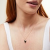 Thumbnail Image 2 of EFFY™ Collection Onyx and 0.085 CT. T.W. Diamond Hamsa and Evil Eye Double Charm Pendant in 14K Gold