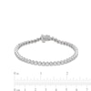 Thumbnail Image 4 of 0.50 CT. T.W. Certified Lab-Grown Diamond Bubbles Tennis Bracelet in Sterling Silver (I/SI2)