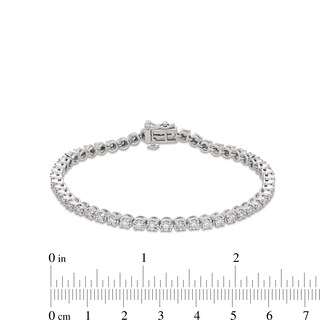 CT. T.W. Certified Lab-Created Diamond Bubbles Tennis Bracelet in Sterling Silver (I/SI2