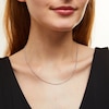 Thumbnail Image 2 of 0.9mm Diamond-Cut Wheat Chain Necklace in Solid Platinum - 18”