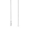Thumbnail Image 3 of 0.9mm Diamond-Cut Wheat Chain Necklace in Solid Platinum - 18”