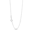 Thumbnail Image 3 of Unstoppable Love™ 0.60 CT. T.W. Certified Lab-Grown Diamond Heart Necklace in 14K White Gold (F/SI2)