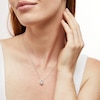 Thumbnail Image 2 of Unstoppable Love™ 0.60 CT. T.W. Certified Lab-Grown Diamond Teardrop Necklace in 14K White Gold (F/SI2)