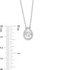 Thumbnail Image 3 of Unstoppable Love™ 0.60 CT. T.W. Certified Lab-Grown Diamond Teardrop Necklace in 14K White Gold (F/SI2)