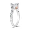 Thumbnail Image 2 of Enchanted Star Belle 2.75 CT. T.W. Princess-Cut Certified Lab-Grown Diamond Engagement Ring in 14K Two-Tone Gold