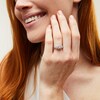 Thumbnail Image 2 of 0.50 CT. T.W. Princess-Cut Diamond Frame Split Shank Past Present Future® Engagement Ring in 10K White Gold