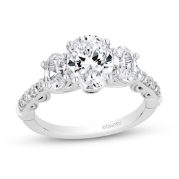 Enchanted Star Cinderella 2.75 CT. T.W. Oval Certified Lab-Grown Diamond Engagement Ring in 14K White Gold (F/VS2)