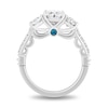 Thumbnail Image 3 of Enchanted Star Cinderella 2.75 CT. T.W. Oval Certified Lab-Grown Diamond Engagement Ring in 14K White Gold (F/VS2)