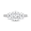 Thumbnail Image 4 of Enchanted Star Cinderella 2.75 CT. T.W. Oval Certified Lab-Grown Diamond Engagement Ring in 14K White Gold (F/VS2)