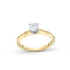 Thumbnail Image 1 of 0.50 CT. Certified Diamond Solitaire Engagement Ring in 14K Gold (J/I2)