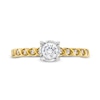 Thumbnail Image 4 of 0.50 CT. T.W. Diamond Cascading Shank Engagement Ring in 14K Gold