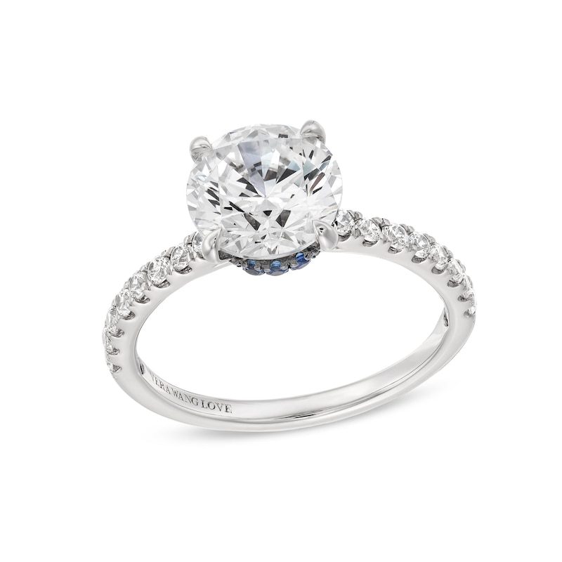 Vera Wang Love Collection 2.23 CT. T.W. Certified Lab-Created Diamond Engagement Ring in 14K White Gold (F/VS2)