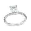 Thumbnail Image 1 of Vera Wang Love Collection 2.23 CT. T.W. Emerald-Cut Certified Lab-Grown Diamond Engagement Ring in 14K White Gold