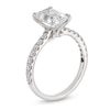 Thumbnail Image 3 of Vera Wang Love Collection 2.23 CT. T.W. Emerald-Cut Certified Lab-Grown Diamond Engagement Ring in 14K White Gold
