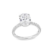 Thumbnail Image 1 of Vera Wang Love Collection 2.23 CT. T.W. Oval Certified Lab-Grown Diamond Engagement Ring in 14K White Gold (F/VS2)