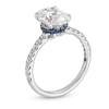 Thumbnail Image 3 of Vera Wang Love Collection 2.23 CT. T.W. Oval Certified Lab-Grown Diamond Engagement Ring in 14K White Gold (F/VS2)
