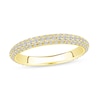 Thumbnail Image 1 of 0.75 CT. T.W. Certified Lab-Grown Diamond Triple Row Anniversary Band in 14K Gold (F/VS2)