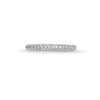 Thumbnail Image 4 of 0.75 CT. T.W. Certified Lab-Grown Diamond Triple Row Anniversary Band in 14K White Gold (F/VS2)