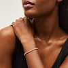 Thumbnail Image 2 of 2.00 CT. T.W. Certified Lab-Grown Diamond Bubbles Tennis Bracelet in Sterling Silver (I/SI2)