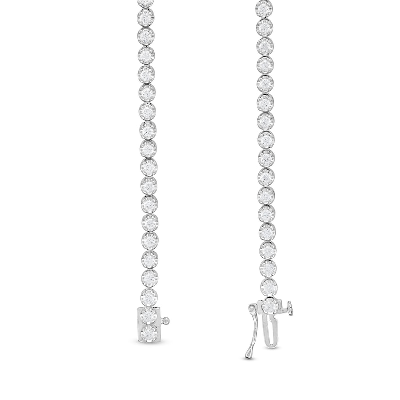 Main Image 3 of 2.00 CT. T.W. Certified Lab-Grown Diamond Bubbles Tennis Bracelet in Sterling Silver (I/SI2)
