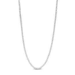 1.00 CT. T.W. Certified Lab-Grown Diamond Necklace in Sterling Silver (I/SI2)