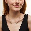 Thumbnail Image 2 of 1.00 CT. T.W. Certified Lab-Grown Diamond Necklace in Sterling Silver (I/SI2)