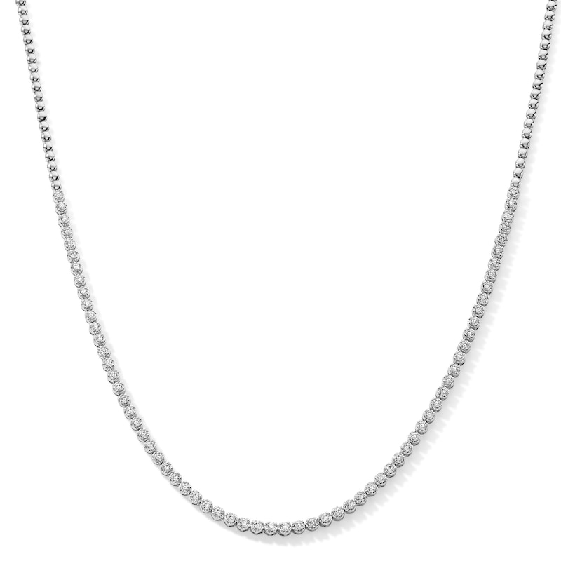 2.00 CT. T.W. Lab-Grown Diamond Necklace in Sterling Silver (I/SI2) - 18"