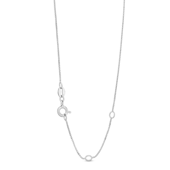 Unstoppable Love™ 0.88 CT. T.W. Certified Lab-Created Diamond Open Frame Necklace in 14K White Gold (F/SI2)
