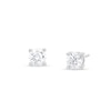 Thumbnail Image 1 of 1.00 CT. T.W. Certified Lab-Grown Diamond Solitaire Stud Earrings in Sterling Silver (I/SI2)