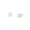 Thumbnail Image 1 of 0.50 CT. T.W. Certified Lab-Grown Diamond Solitaire Stud Earrings in Sterling Silver (I/SI2)