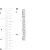 Thumbnail Image 3 of 1.00 CT. T.W. Certified Lab-Grown Diamond Bubbles Inside-Out Hoop Earrings in Sterling Silver (I/SI2)
