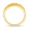 Thumbnail Image 2 of Chinese "Mother and Daughter" Open Rectangle Ring in 10K Gold