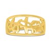 Thumbnail Image 3 of Chinese "Mother and Daughter" Open Rectangle Ring in 10K Gold