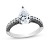 Thumbnail Image 1 of Enchanted Star Villains Maleficent 1.88 CT. T.W. Pear Certified Lab-Grown Diamond Engagement Ring in 14K White Gold