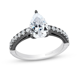 Enchanted Star Villains Maleficent 1.88 CT. T.W. Pear Certified Lab-Grown Diamond Engagement Ring in 14K White Gold