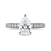Thumbnail Image 4 of Enchanted Star Villains Maleficent 1.88 CT. T.W. Pear Certified Lab-Grown Diamond Engagement Ring in 14K White Gold