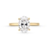 Thumbnail Image 4 of Vera Wang Love Collection 2.08 CT. T.W. Oval Certified Lab-Grown Diamond Solitaire Engagement Ring in 14K Gold (F/VS2)