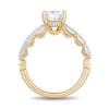 Thumbnail Image 3 of Enchanted Star Belle 2.30 CT. T.W. Oval Certified Lab-Grown Diamond Engagement Ring in 14K Two-Tone Gold (F/VS2)