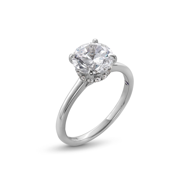Main Image 3 of TRUE Lab-Grown Diamonds by Vera Wang Love 2.05 CT. T.W. Solitaire Engagement Ring in 14K White Gold (F/VS2)
