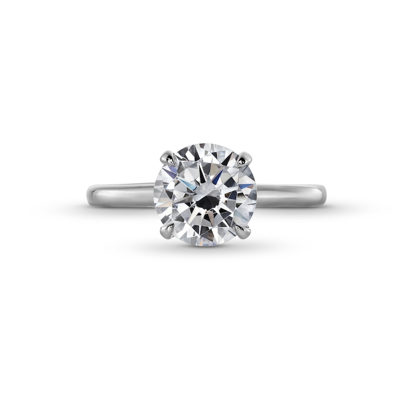Main Image 4 of TRUE Lab-Grown Diamonds by Vera Wang Love 2.05 CT. T.W. Solitaire Engagement Ring in 14K White Gold (F/VS2)