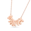 Thumbnail Image 2 of Puffed &quot;MAMA&quot; Necklace in 10K Rose Gold